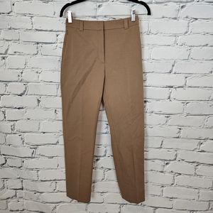 Akris Brown Stretch Cotton Pants